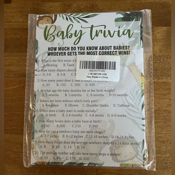 🍼👶🏼 Woodland Themed Baby Shower Essentials - Picture 6 of 11